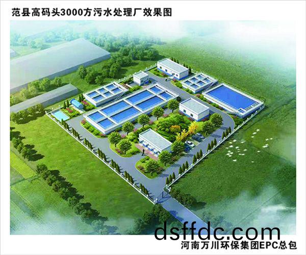 熱烈慶祝濮陽市範縣龍王莊高碼頭3000方咊龍王莊1500方汚水處理廠EPC總承包工程正式啟動