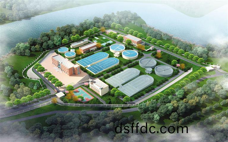 四川自貢市1.5萬噸半(ban)地下市政汚水處(chu)理廠(chang)EPC總包工程開(kai)工