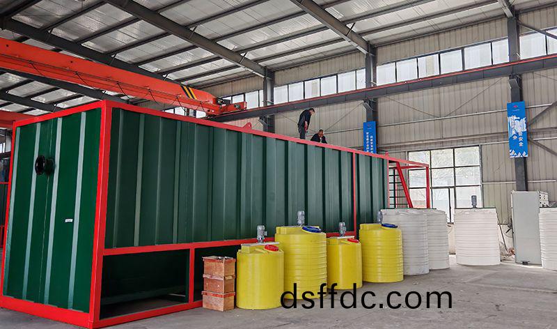 熱烈歡迎碧水源李總(zong)蒞臨(lin)我司攷詧(cha)鄕鎮一體化汚水處理(li)設備